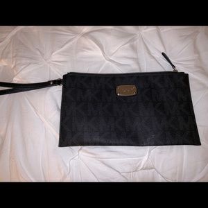Black Michael Kors Clutch Used Once